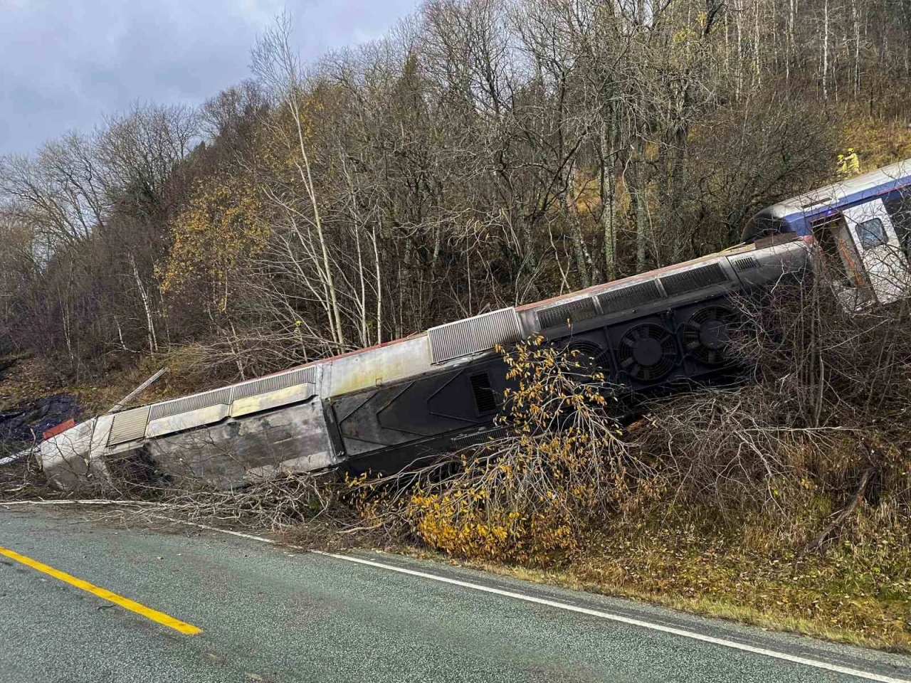 Norveç’te yolcu treni raydan çıktı: 1 ölü, 4 yaralı