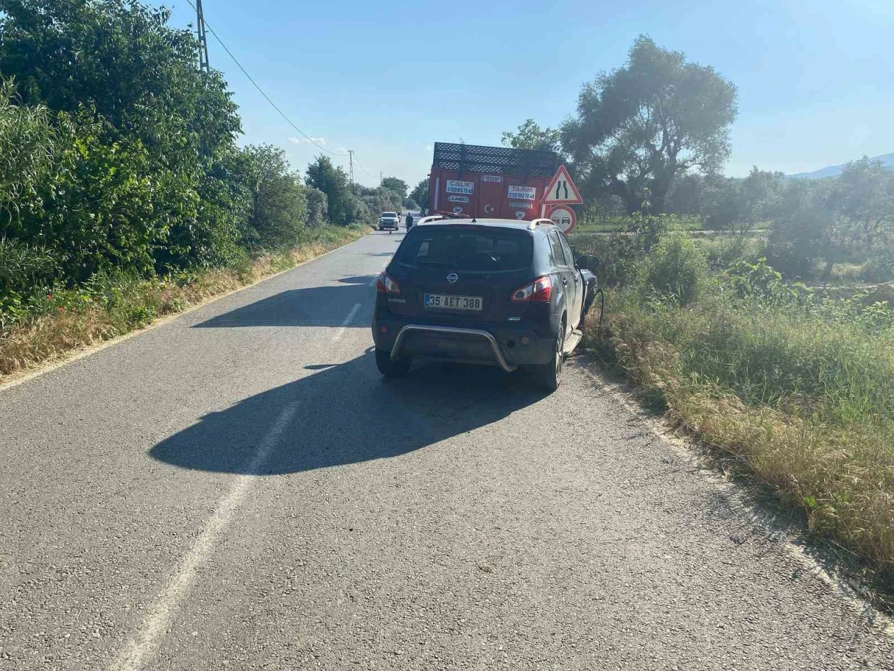 Ödemiş’te zincirleme kaza: 2 yaralı
