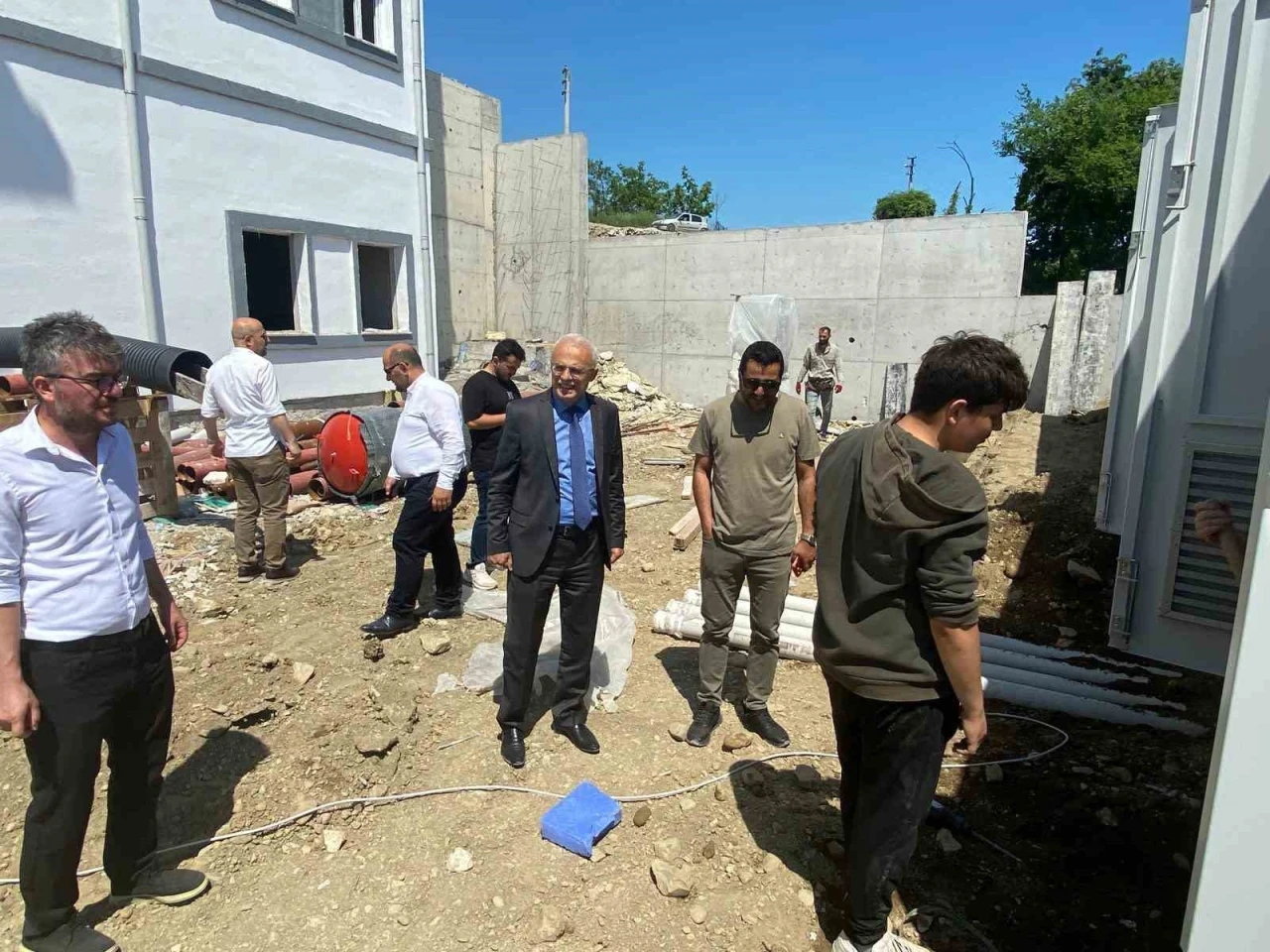 &Ouml;ğrenci yurdunda son durum incelendi
