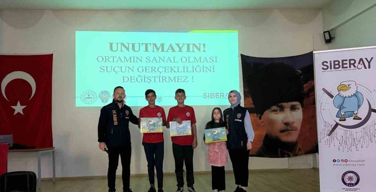Öğrencilere siber güvenlik eğitimi
