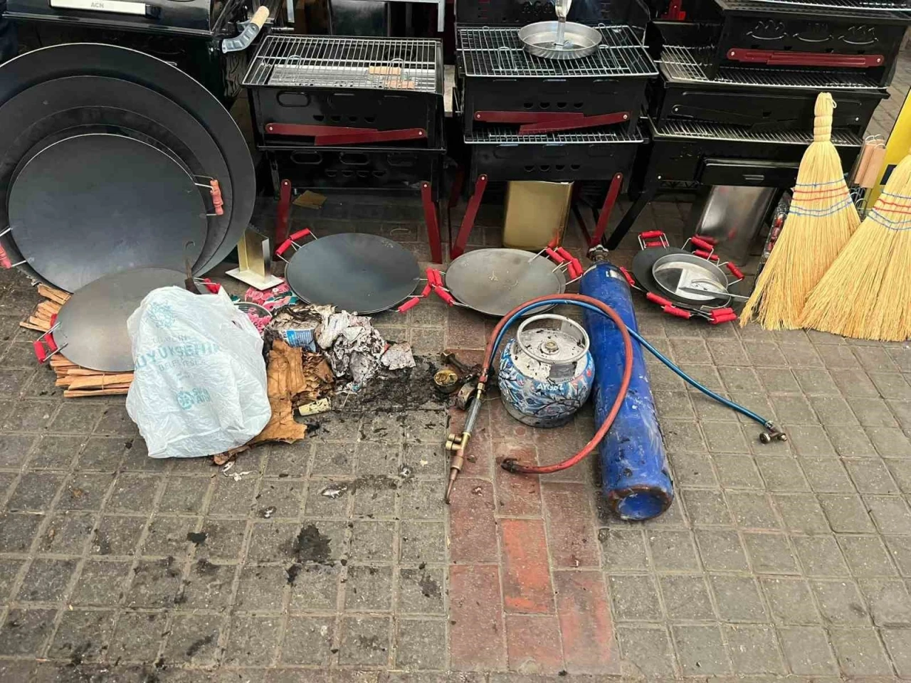 Okisjen tüpünün parlaması sonucu 1 kişi yaralandı
