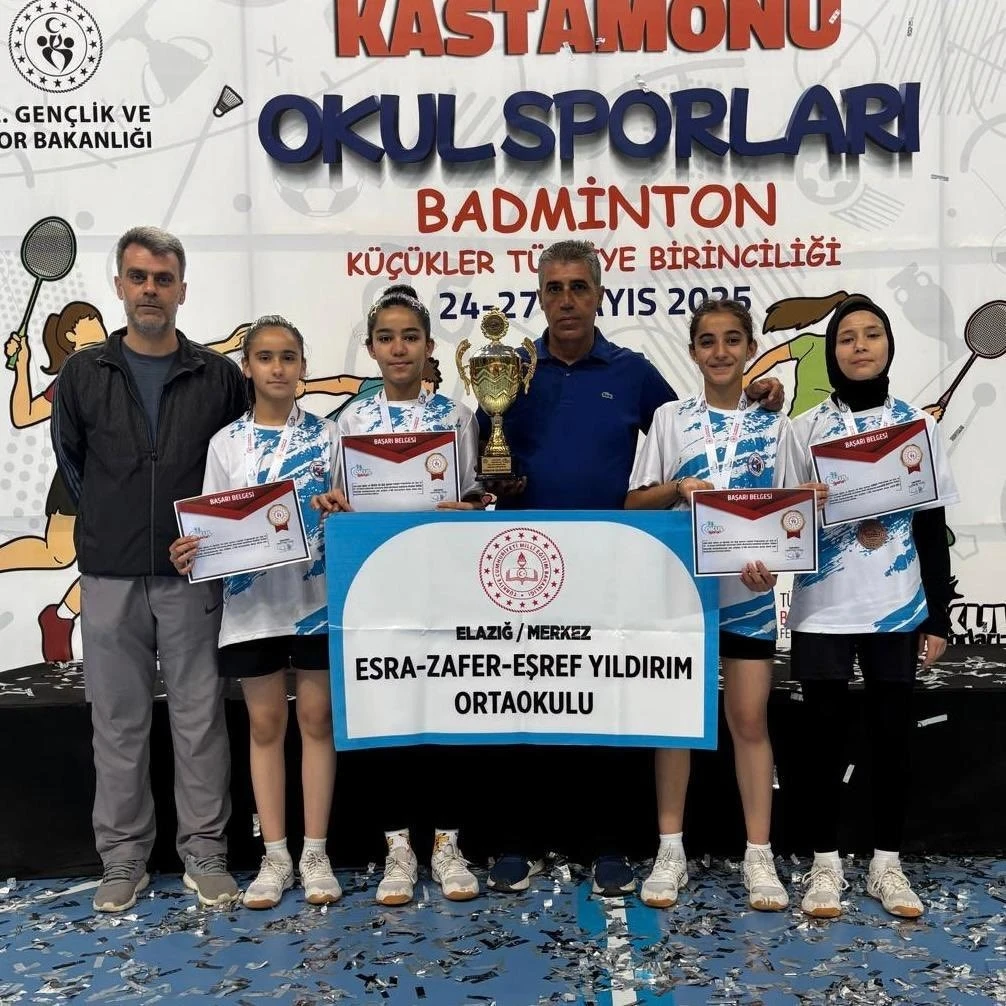 Okul sporlarının parlayan yıldızı Elazığ
