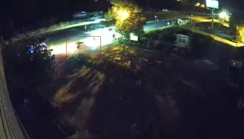 Ölümlü kazanın güvenlik kamerası görüntüleri ortaya çıktı