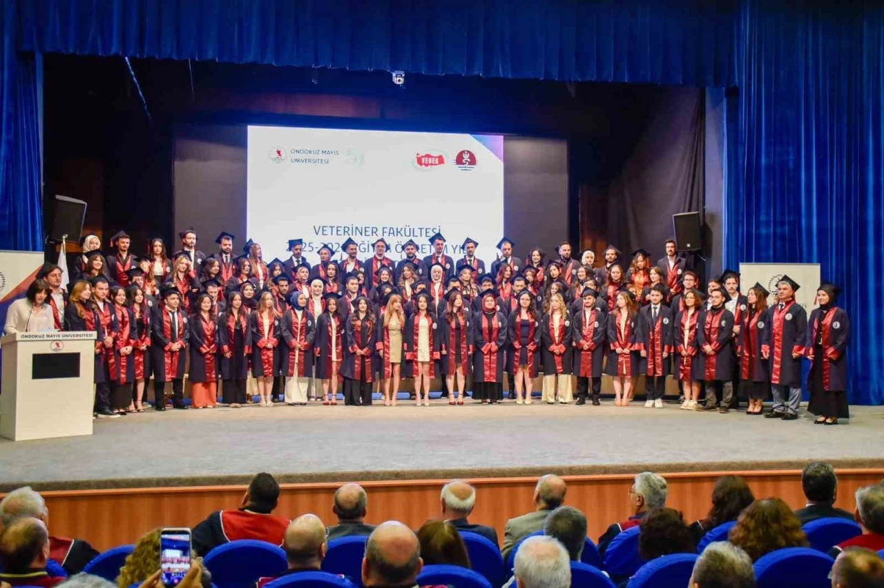 OM&Uuml;&rsquo;de 2026&rsquo;nın ilk mezunları Veteriner Fak&uuml;ltesi&rsquo;nden
