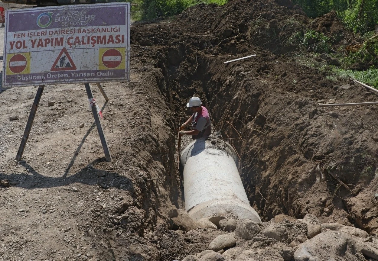 Ordu B&uuml;y&uuml;kşehir, Fatsa&rsquo;nın altyapısını g&uuml;&ccedil;lendiriyor
