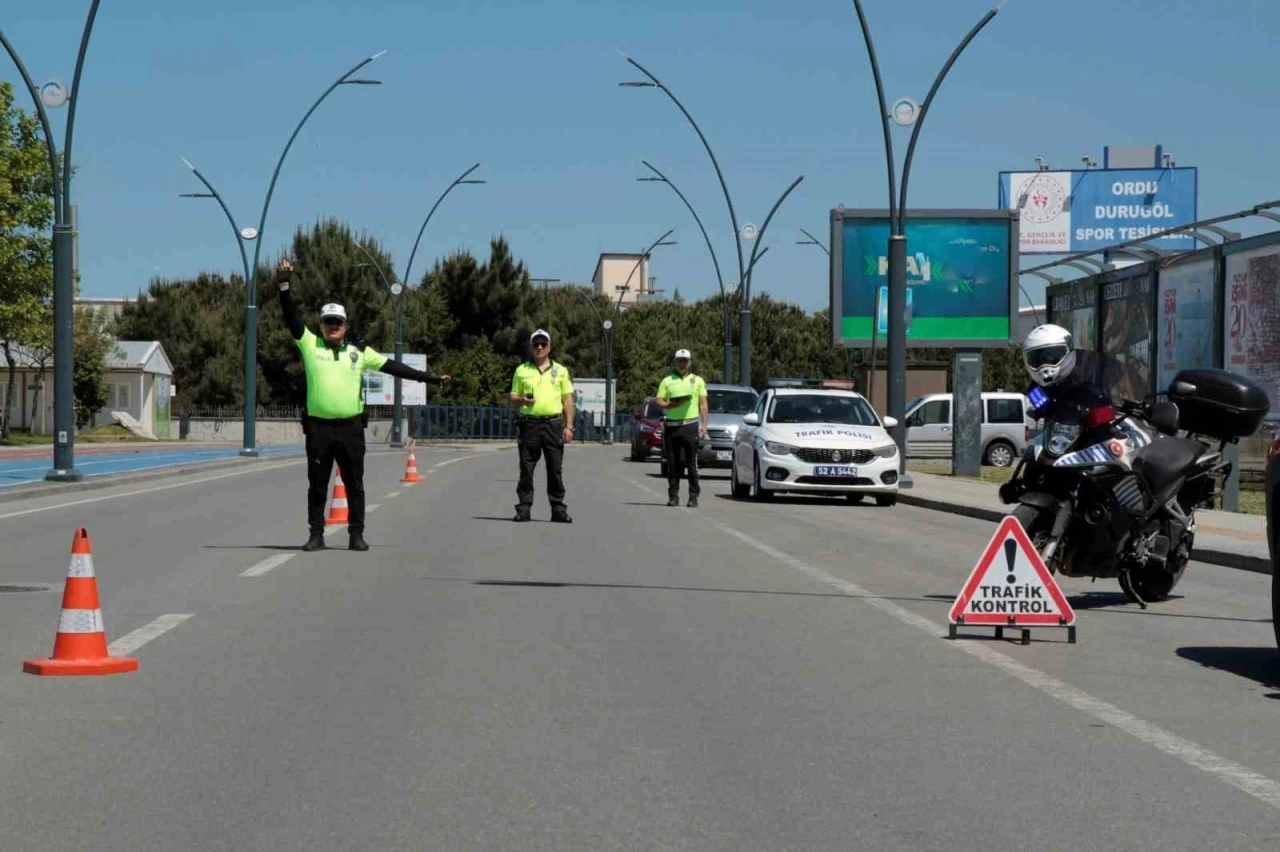 Ordu’da bir haftada yaklaşık 17 bin araç ve sürücüsü denetlendi

