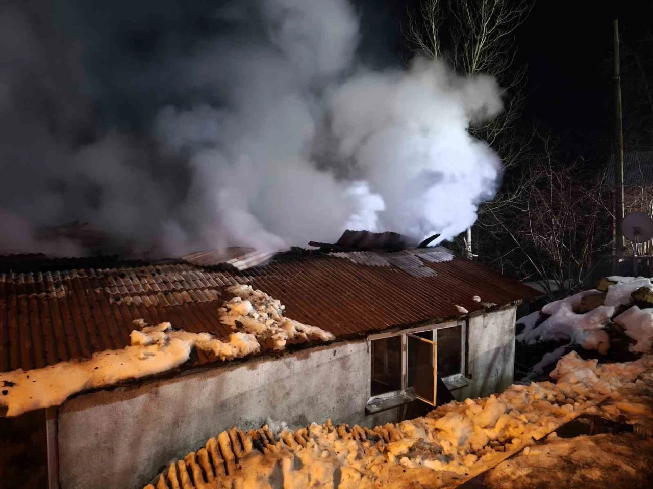 Ordu’da ev yangını