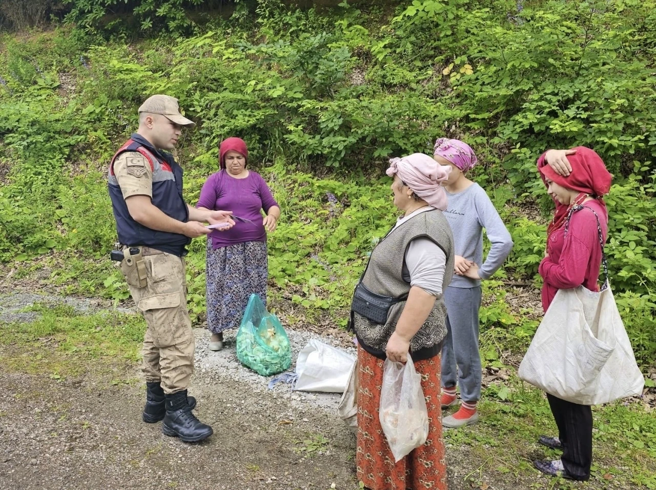 Ordu&rsquo;da jandarmadan kadınlara KADES tanıtımı
