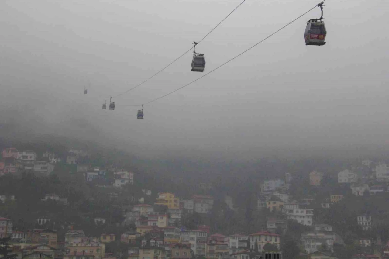 Ordu’da sis kartpostallık manzara oluşturdu
