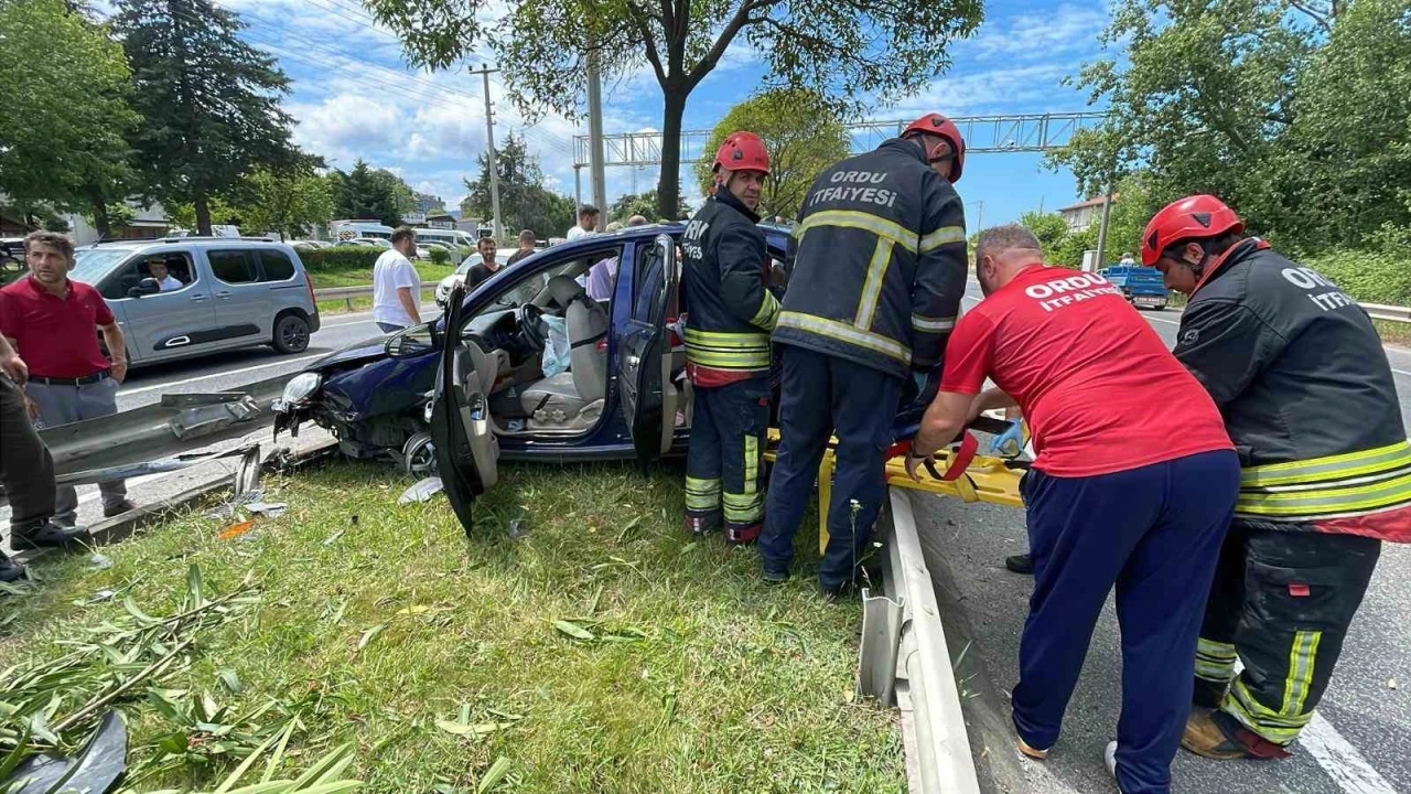Ordu&rsquo;da trafik kazaları: 5 yaralı
