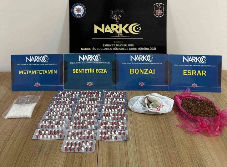 Ordu&rsquo;da uyuşturucu operasyonlarında 2 tutuklama

