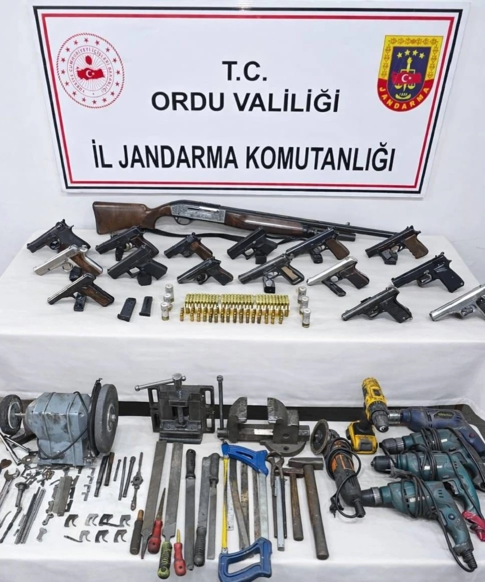 Ordu&rsquo;da yasadışı silah operasyonu
