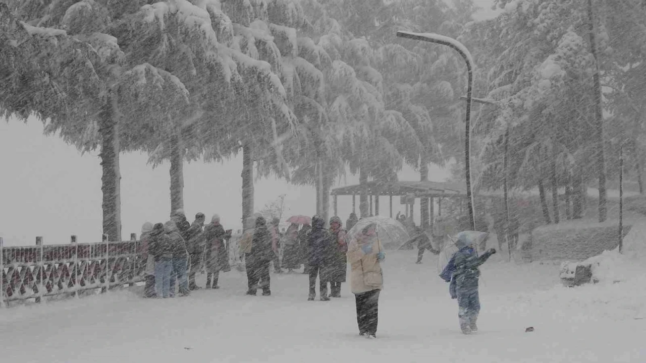 Ordu&rsquo;da yeni yılın ilk kar yağışı etkili oldu
