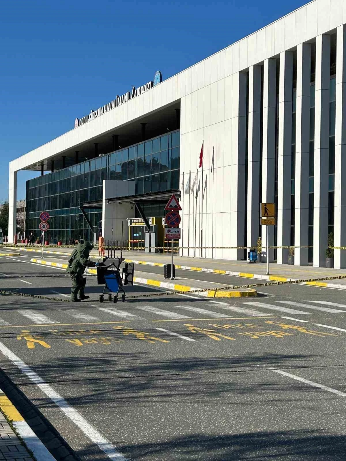 Ordu-Giresun Havalimanında acil durum tatbikatı
