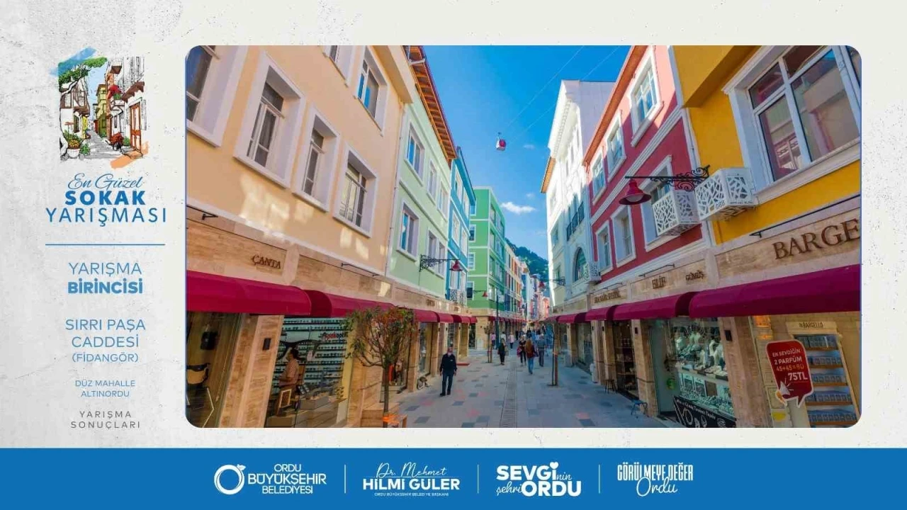 Ordu’nun en güzel mahalleleri, sokak ve balkonları belli oldu
