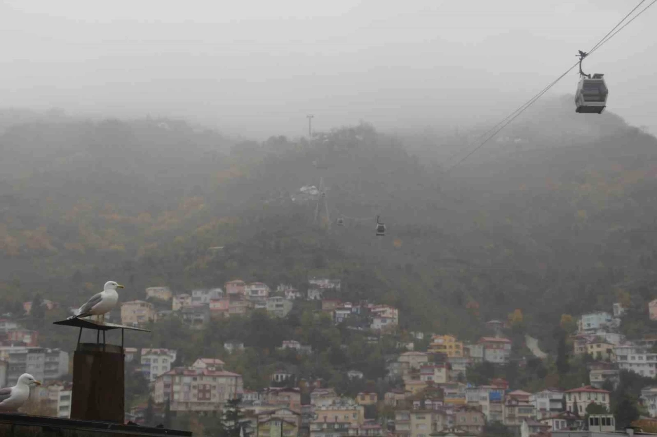 Ordu&rsquo;nun &lsquo;seyir terasında&rsquo; sis g&uuml;zelliği
