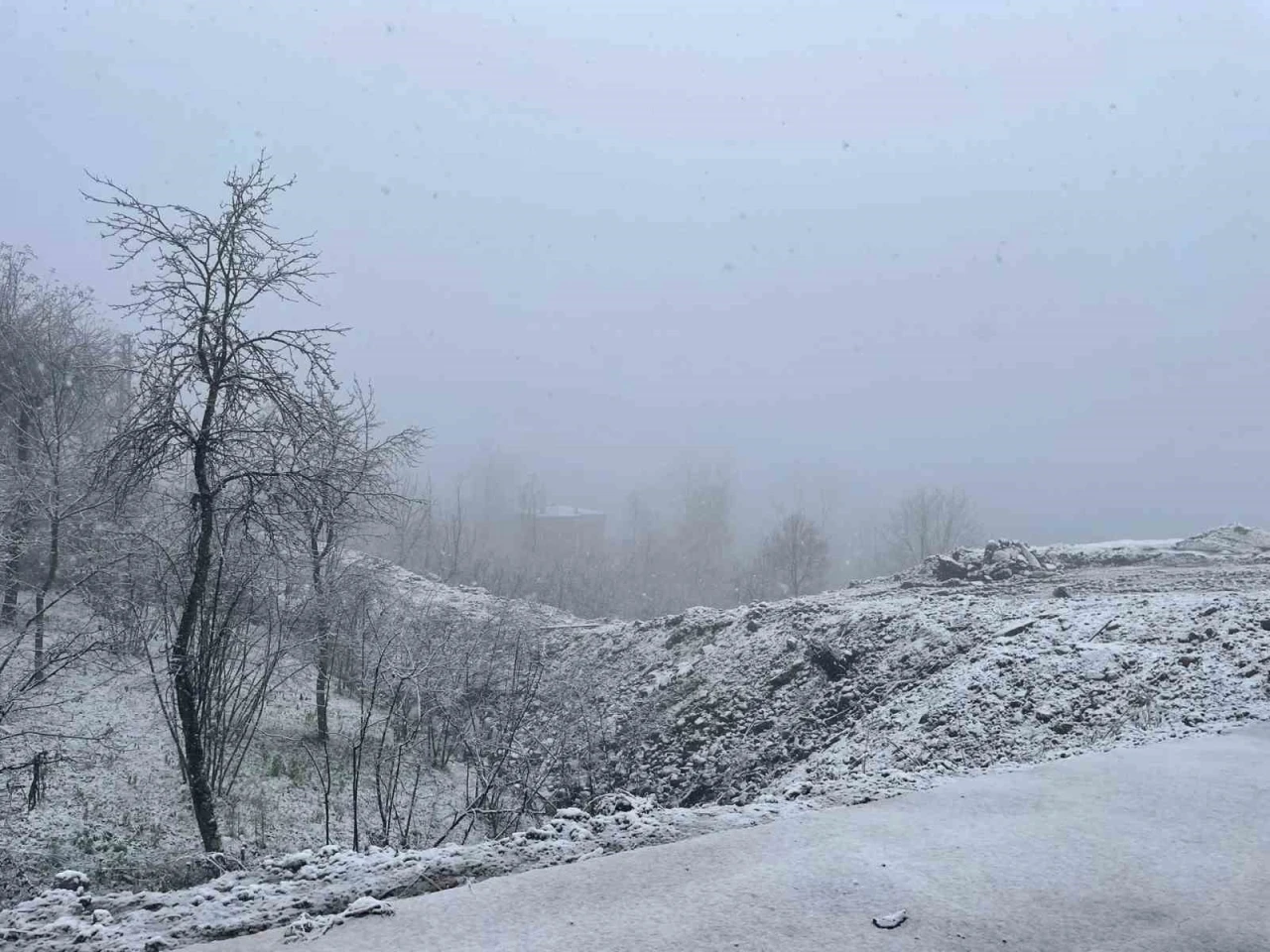 Ordu&rsquo;nun y&uuml;ksekleri beyaza b&uuml;r&uuml;nd&uuml;
