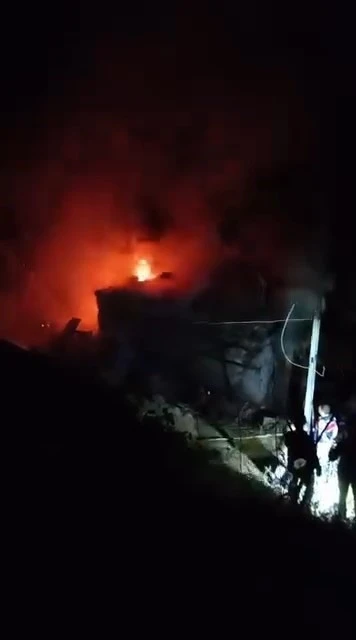 Ormanlık alanda çıkan yangın eve sıçradı
