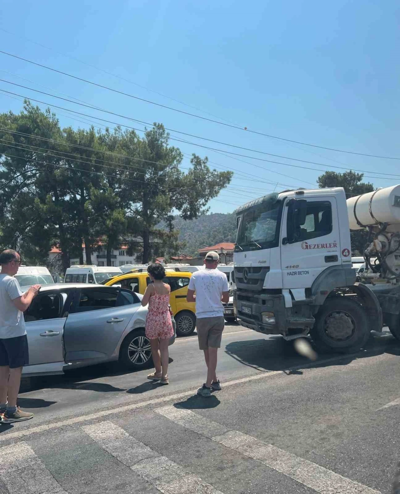 Ortaca&rsquo;da zincirleme trafik kazası
