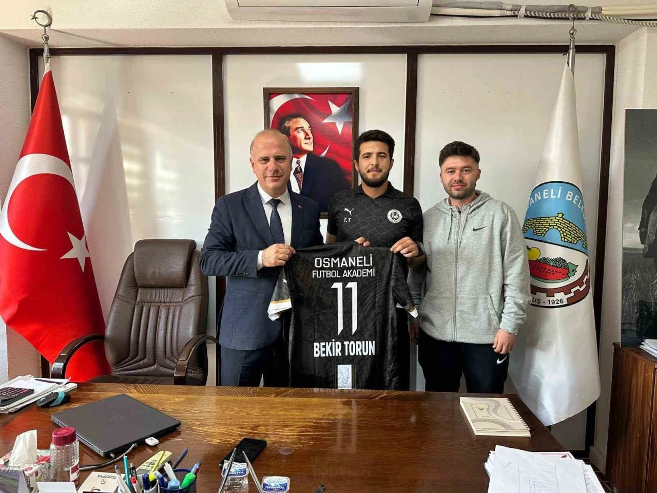 Osmaneli Akademi Spor Kulübü’den Başkan Torun’a ziyaret
