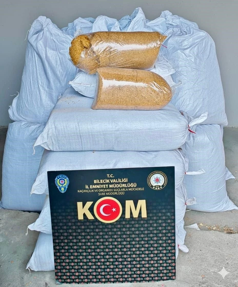 Osmaneli’de kaçak tütün operasyonu
