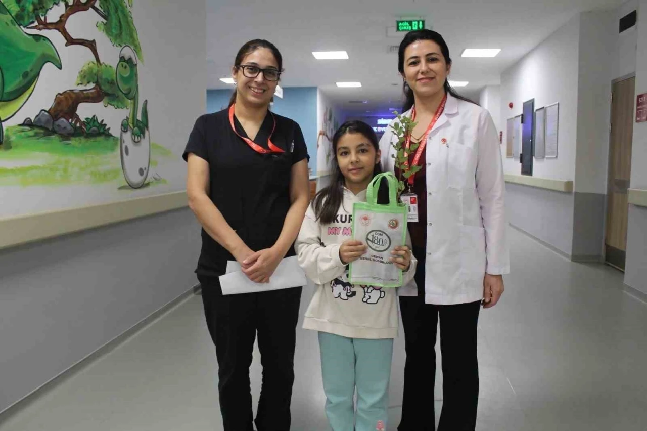 Osmaniye’de tedavi gören çocuklara &quot;Her Çocuk Bir Fidandır&quot; etkinliği
