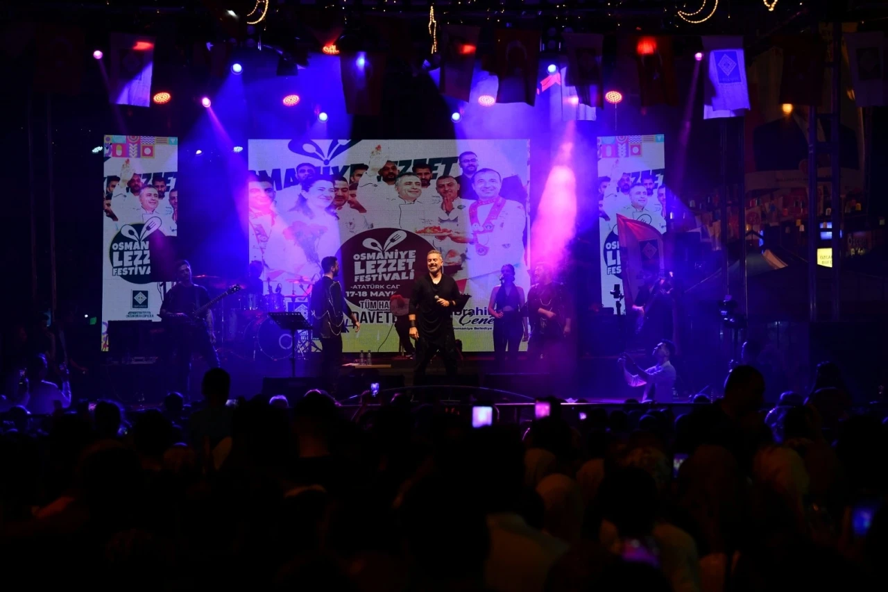 Osmaniye Lezzet Festivali Turgay Başyayla konseriyle zirve yaptı
