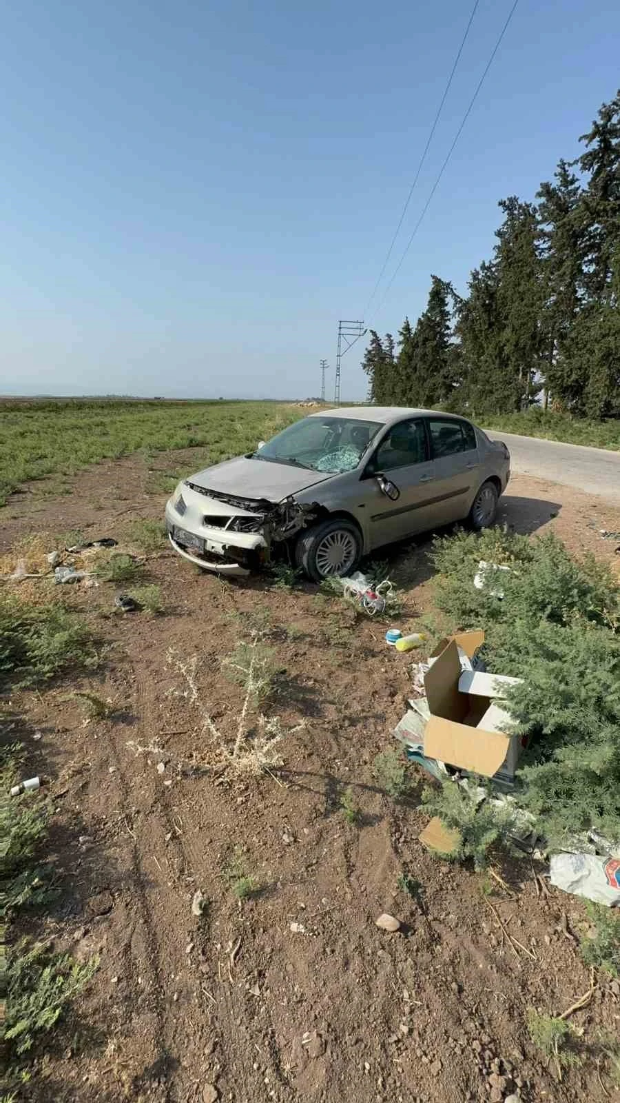 Otomobille çarpışan motosiklet sürücüsü öldü
