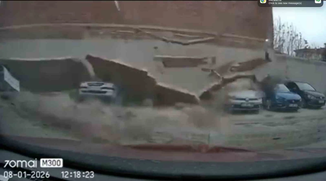 Otoparkta yaşanan facianın g&ouml;r&uuml;nt&uuml;leri ortaya &ccedil;ıktı
