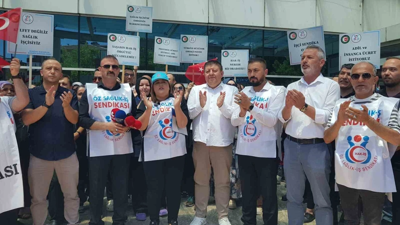 Öz Sağlık-İş Karabük Şube Başkanı Ekemen: &quot;Kamu işçisinin iradesi dikkate alınmalı&quot;
