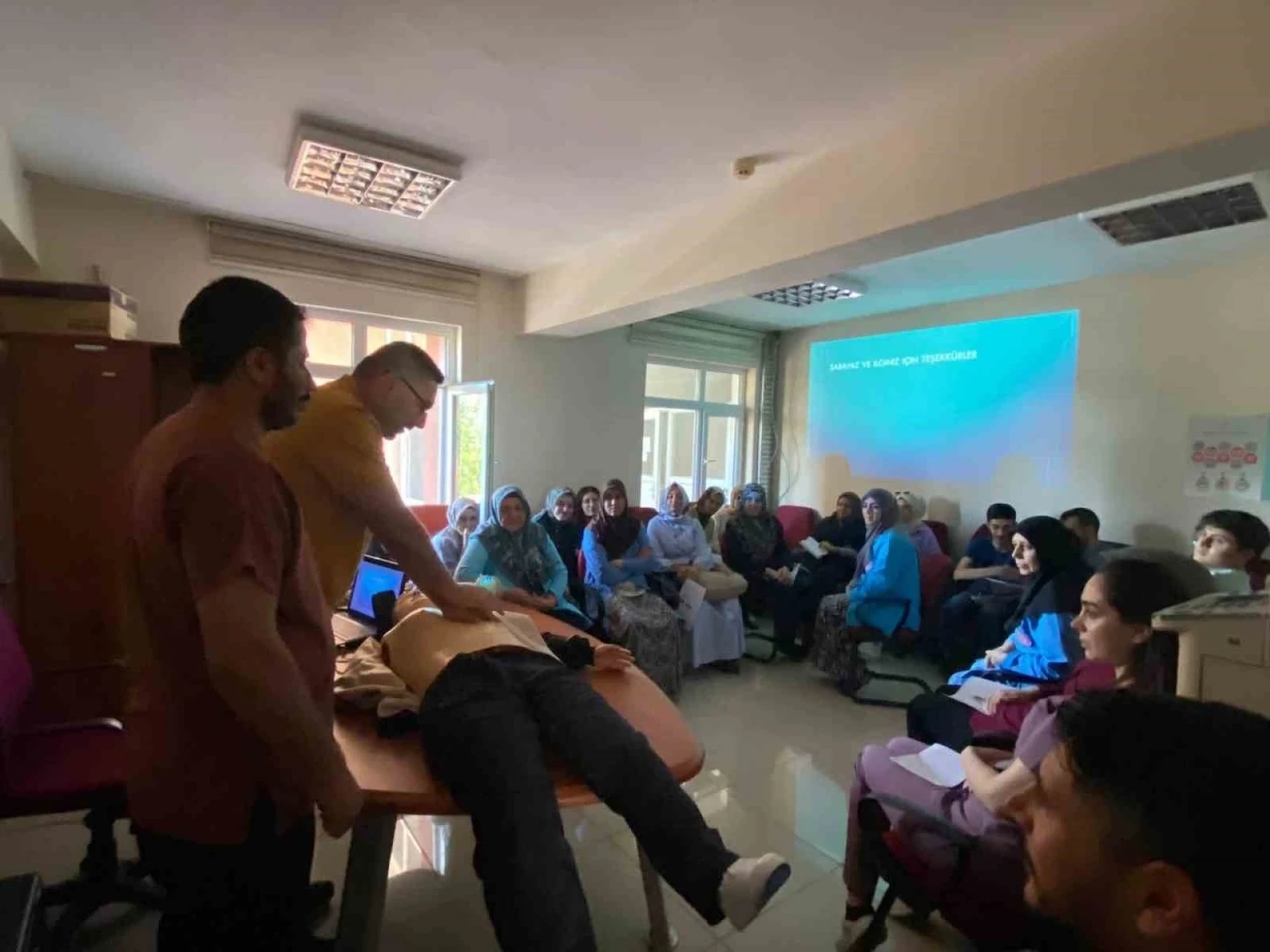 Palu Devlet Hastanesi’nde CPR eğitimi düzenlendi