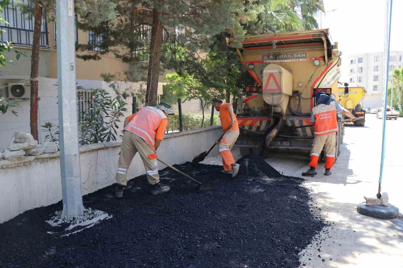 Paşabağı Mahallesine sıcak asfalt çalışması

