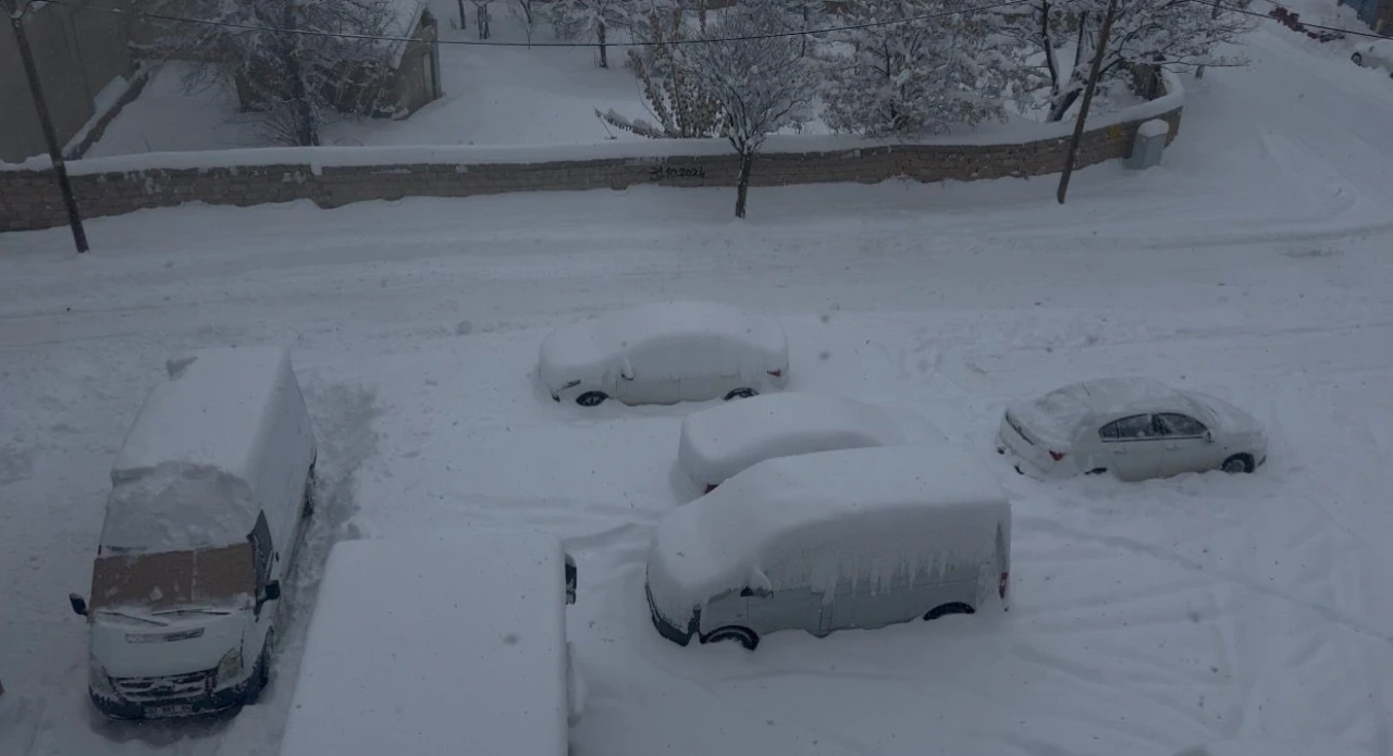 Patnos&rsquo;ta kar hayatı durdurdu
