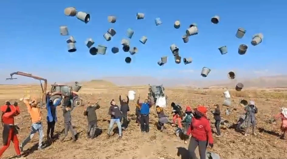 Patnos’ta patates hasadı tamamlandı: 500 Dönüm araziden  bin 650 ton ürün elde edildi
