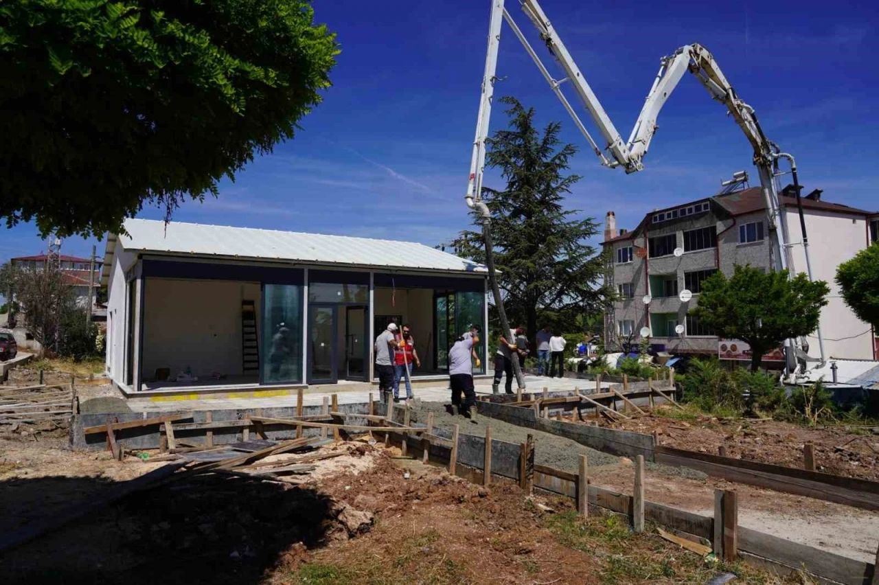 Pelit&ouml;z&uuml;&rsquo;ne yeni muhtarlık binası, sosyal tesis ve park alanı kazandırılıyor
