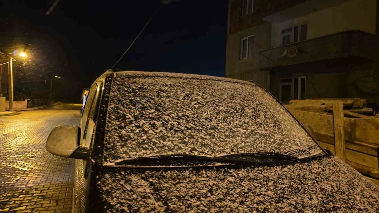 Pınarhisar&rsquo;da kar yağışı başladı
