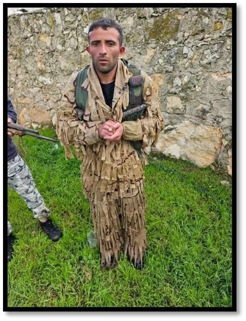 PKK’lı terörist Zeytin Dalı Harekatı bölgesine sızmaya çalışırken yakalandı