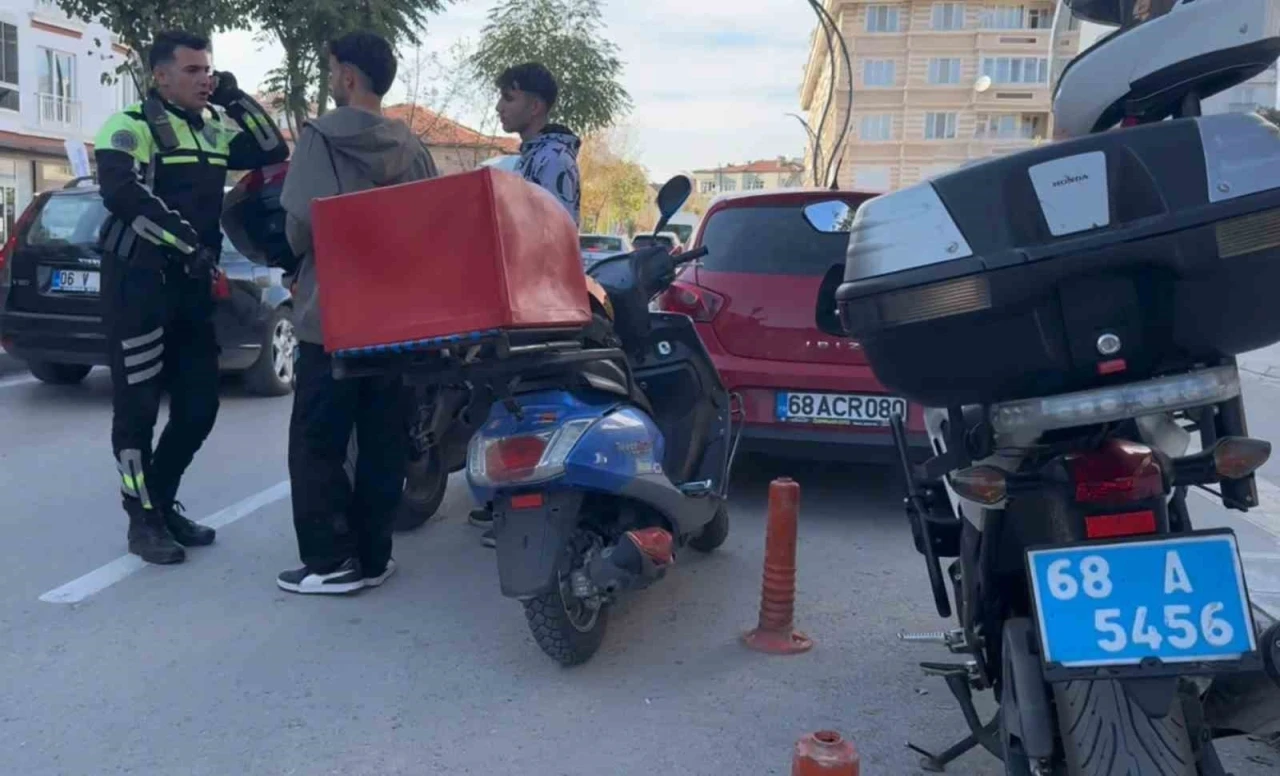 Plakasız, kasksız ve ehliyetsiz sürücüye 35 bin 239 lira ceza
