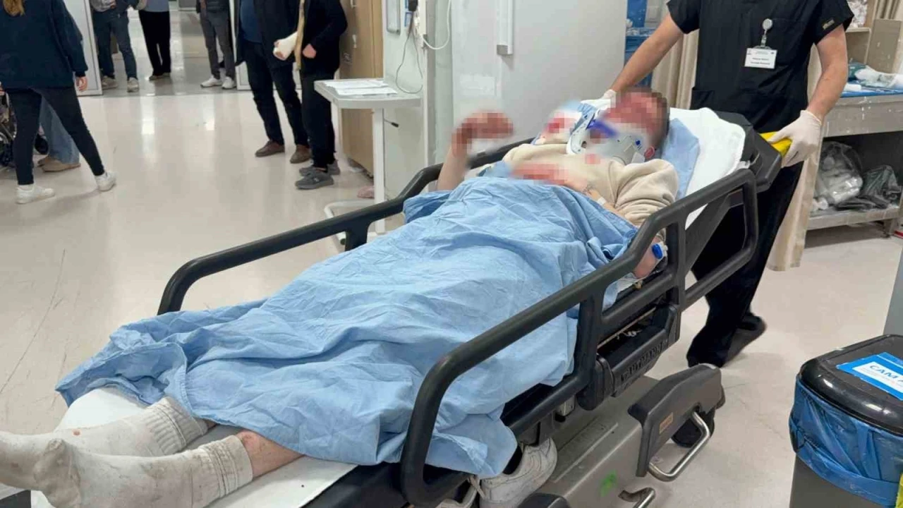 Polisten kaçan motosiklet sürücüsü kaza yaparak yaralandı
