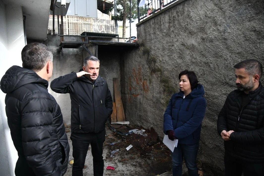 Pursaklar Belediye Başkanı &Ccedil;etin, projeleri yerinde inceliyor
