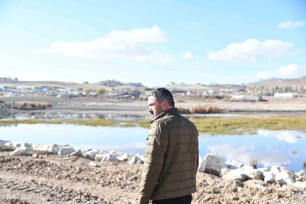 Pursaklar Belediyesi Gümüşoluk Göleti çalışmalarına devam ediyor
