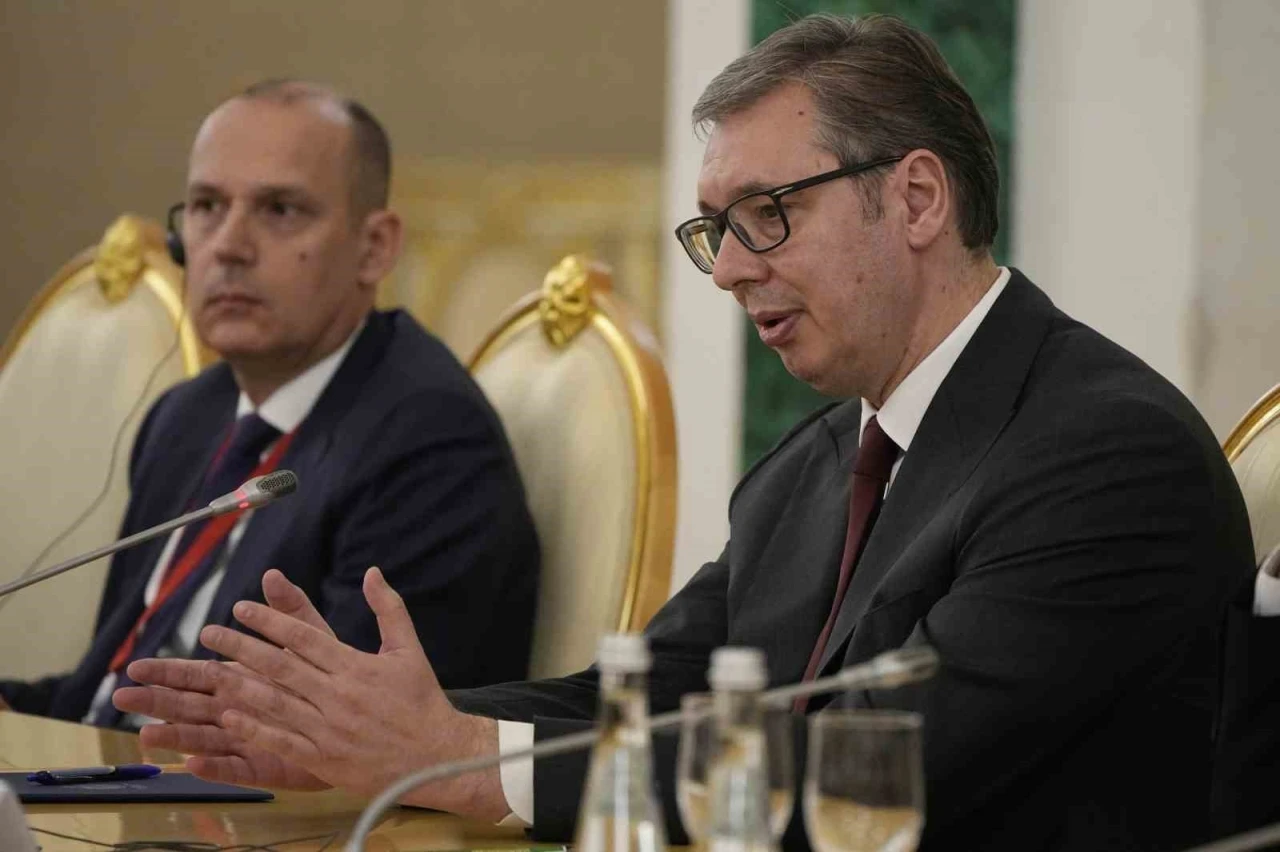 Putin, Sırbistan Cumhurbaşkanı Vucic ile görüştü
