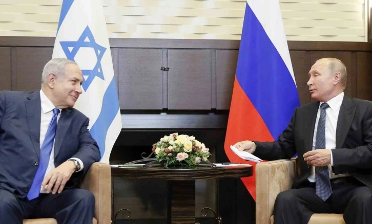 Putin ve Netanyahu, Hamas-İsrail arasındaki &ccedil;atışmalardan bu yana ilk kez g&ouml;r&uuml;şt&uuml;
