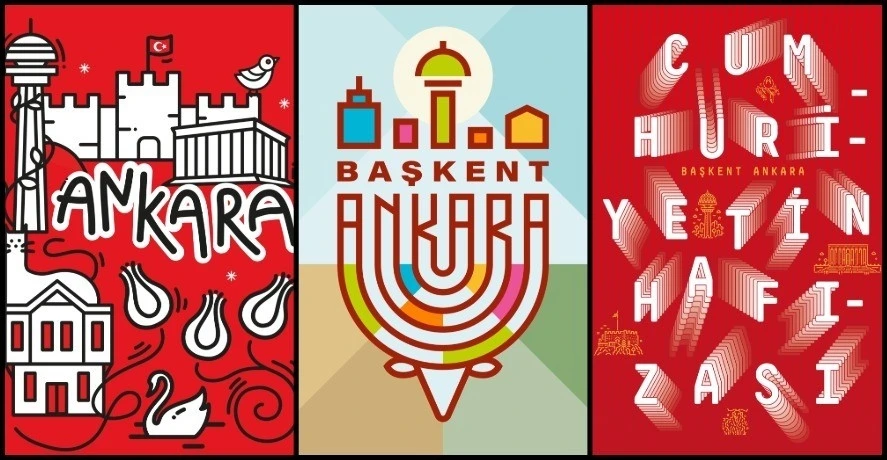 "Başkent Ankara" afiş tasarım yarışmasının sonu&ccedil;ları a&ccedil;ıklandı

