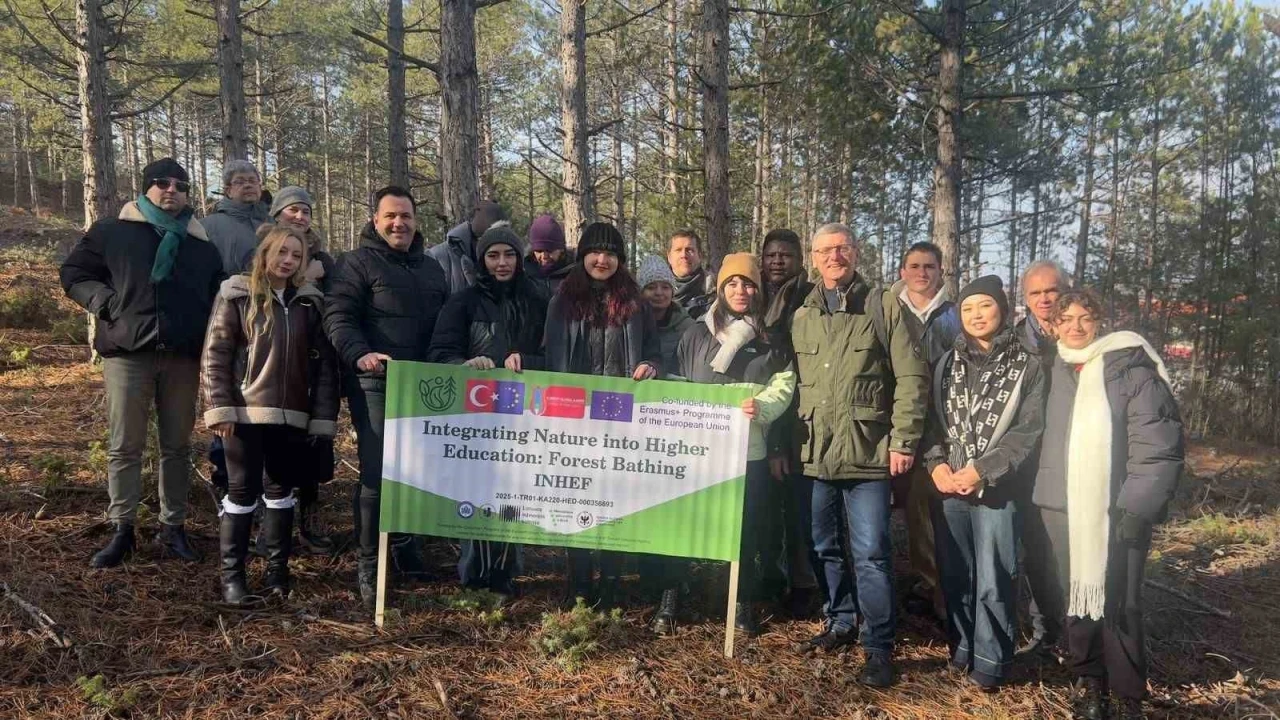 "Doğanın Y&uuml;ksek&ouml;ğretime Entegre Edilmesi: Orman Banyosu" projesi başladı
