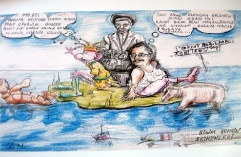 &quot;Eğer Leman’ın karikatürü ifade özgürlüğüyse, bana 2010 yılında verilen ceza neydi?&quot;
