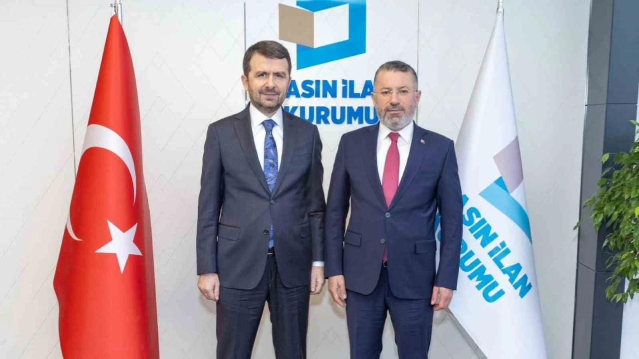 Rekt&ouml;r Kırışık, BİK Genel M&uuml;d&uuml;r&uuml; Abdulkadir &Ccedil;ay ile bir araya geldi
