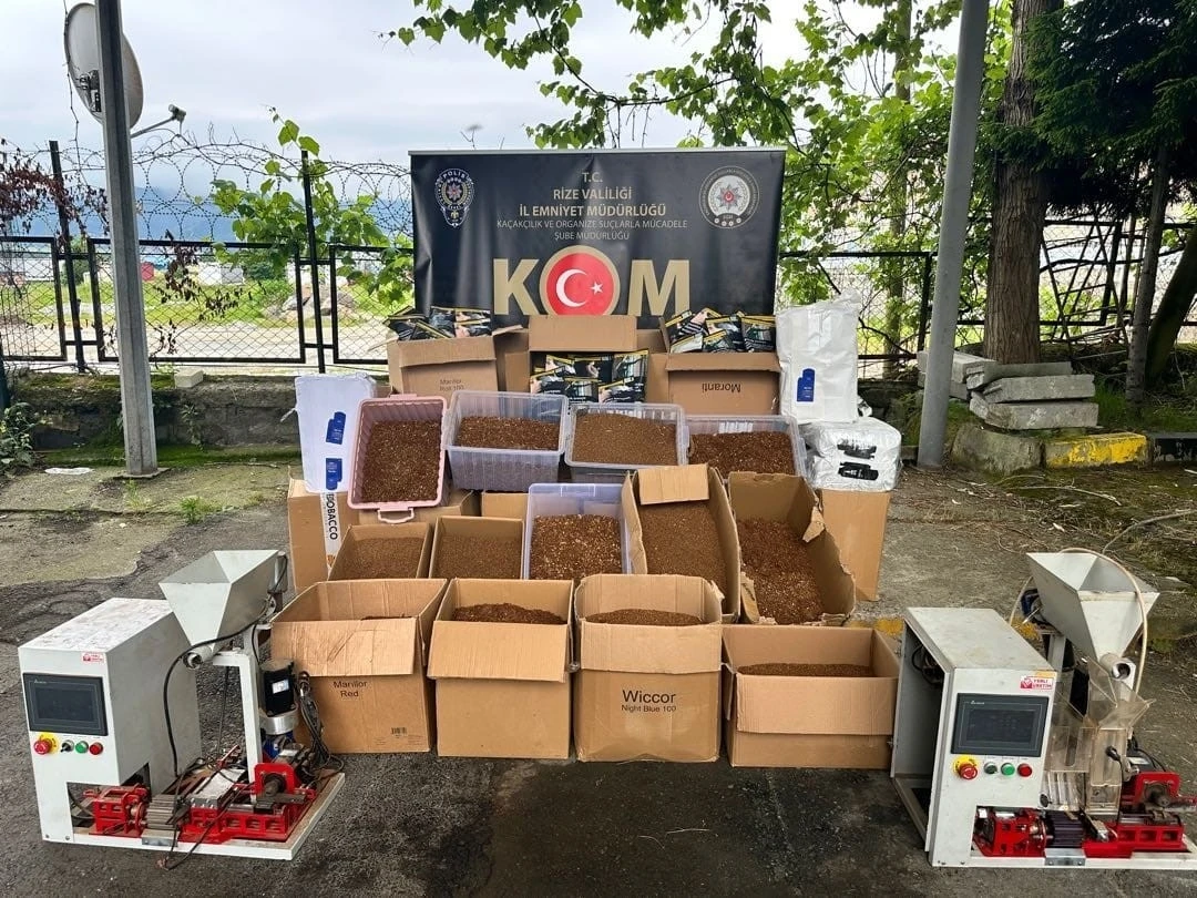 Rize&rsquo;de ka&ccedil;ak&ccedil;ılık operasyonu: 45 g&ouml;zaltı
