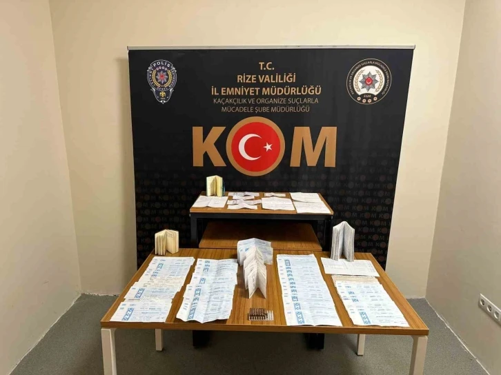 Rize&rsquo;de tefecilik operasyonu: 3 g&ouml;zaltı
