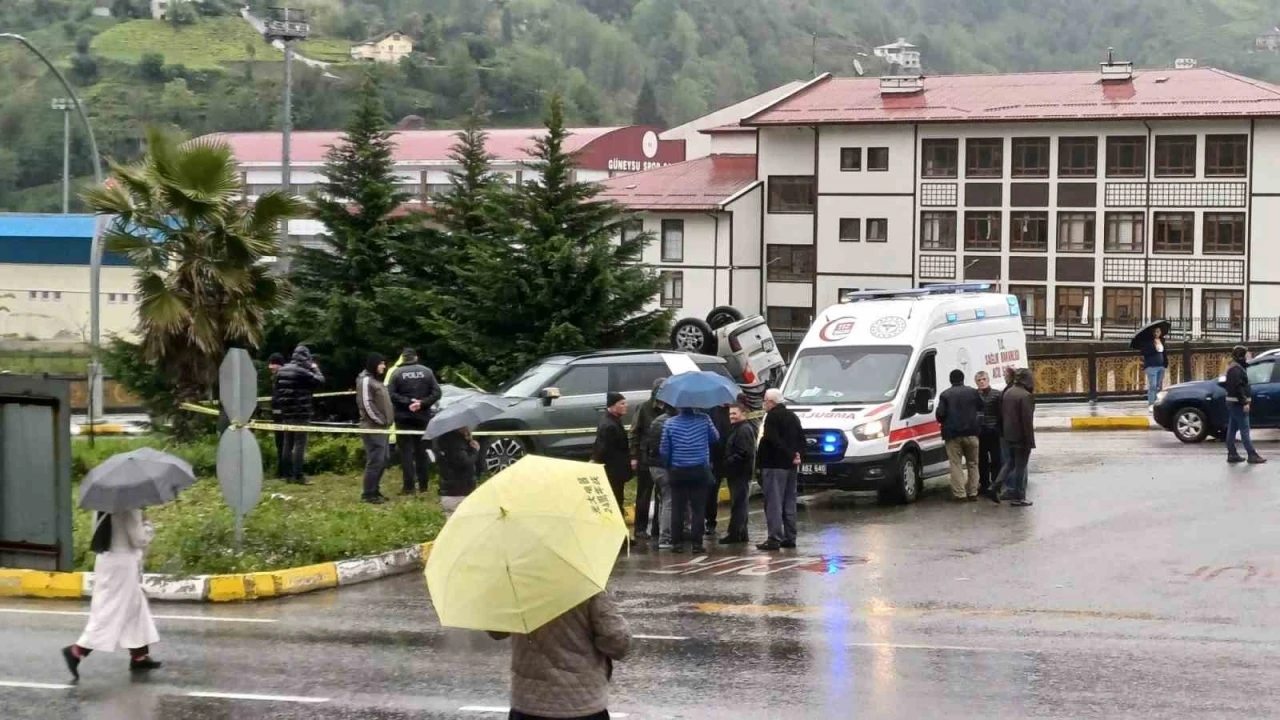Rize’de trafik kazası: 1 ölü
